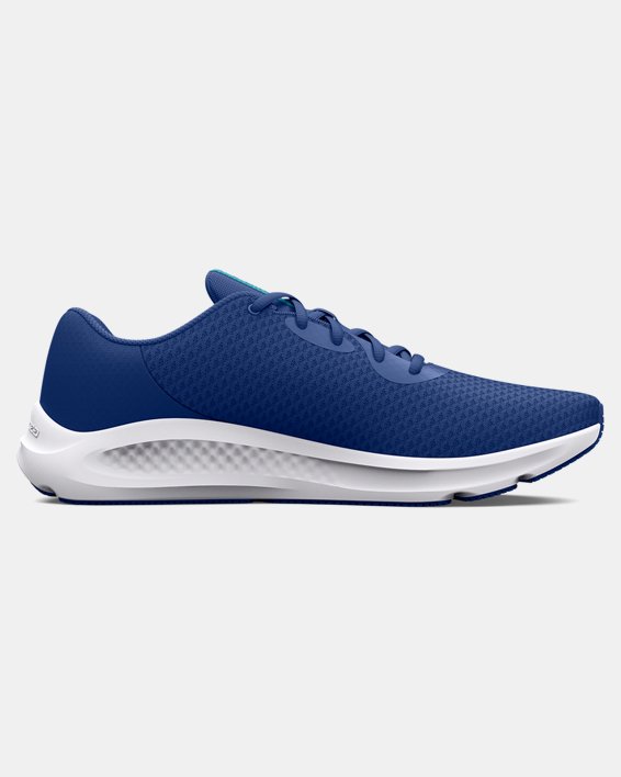 Men's UA Charged Pursuit 3 Running Shoes, Blue, pdpMainDesktop image number 6